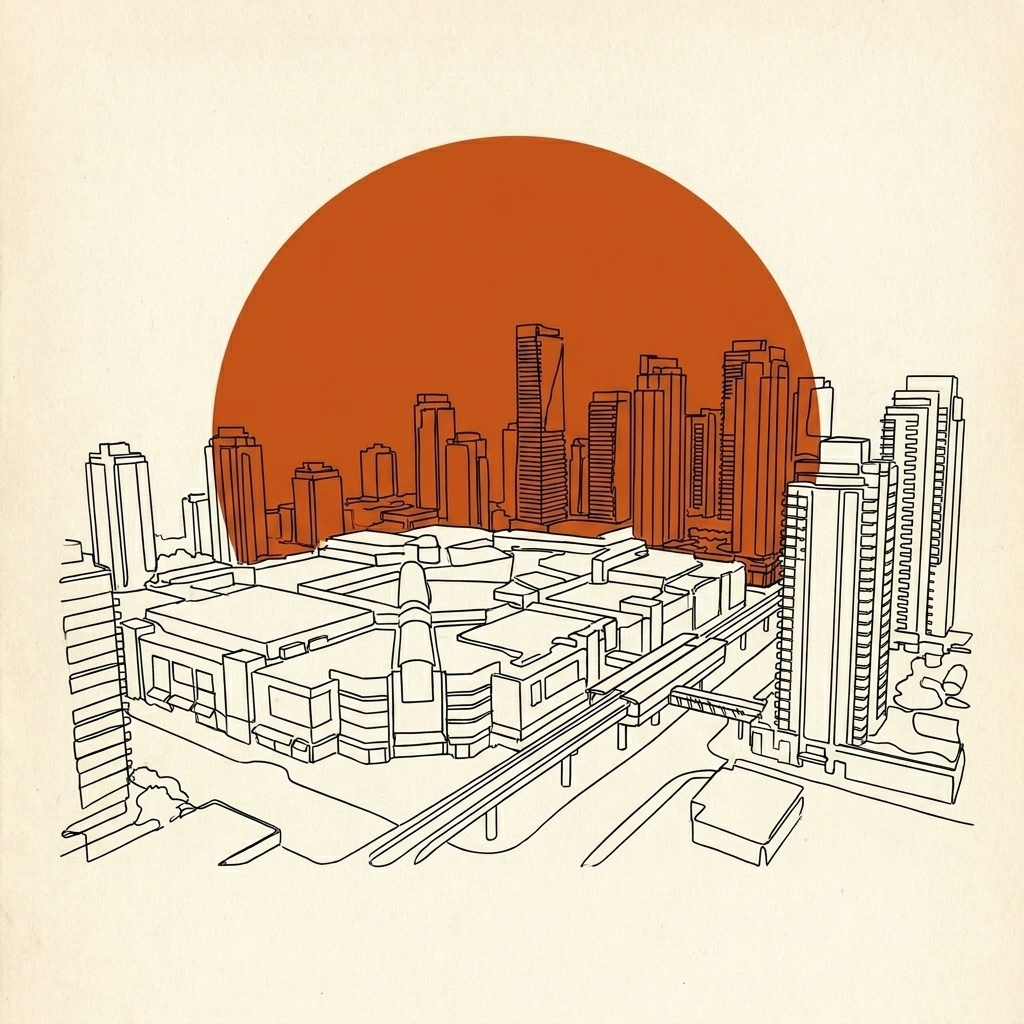 Illustration of Downtown in Vancouver